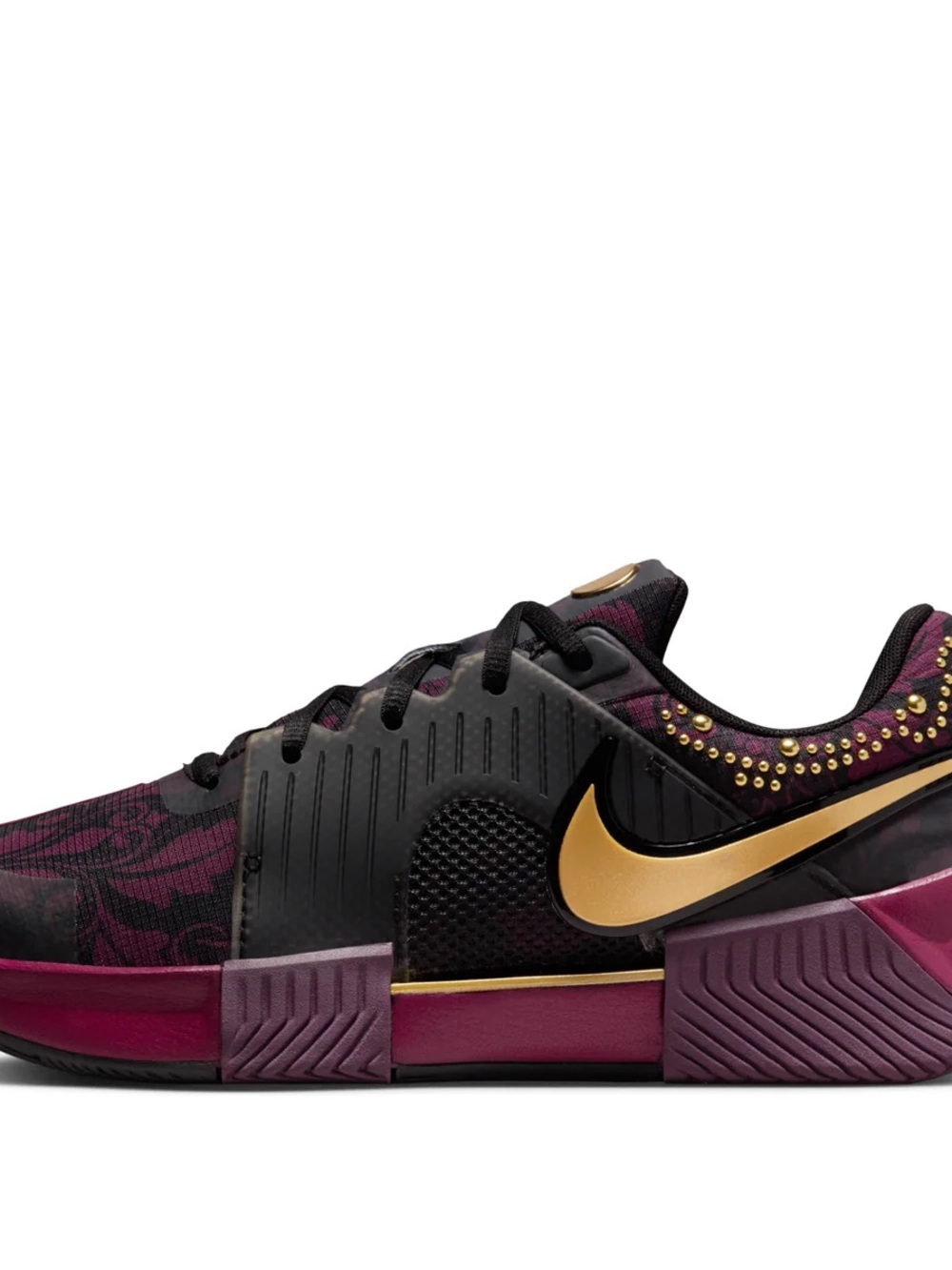 Nike HQ2553 601) Wmns Sz 6Nike W Zoom GP Challenge 1 Osaka HC Bordeaux Gold Bl - Picture 8 of 10